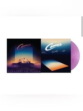 Cannons SIGNED Everything Glows Transparent Violet Vinyl